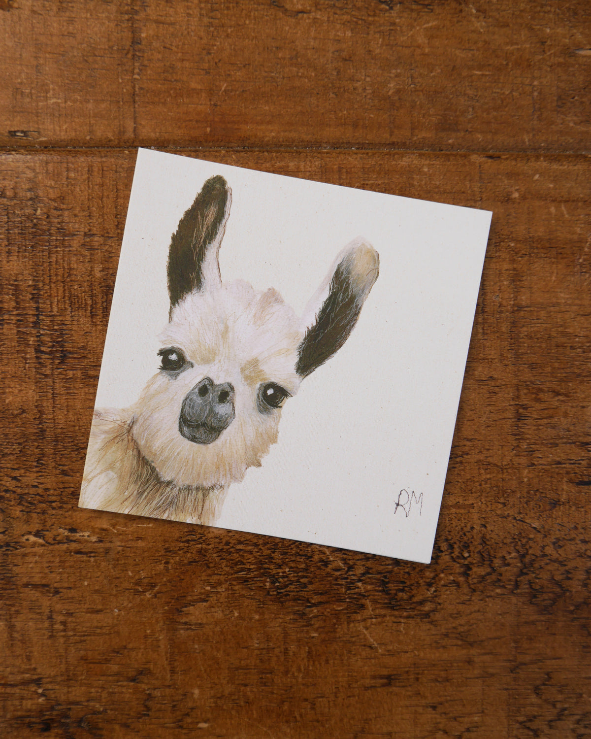 Llama Greetings Card