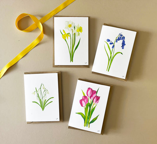 Spring Bulb Greetings Cards