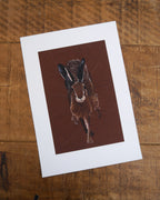 Running Hare Art Print