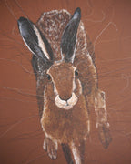 Running Hare Art Print
