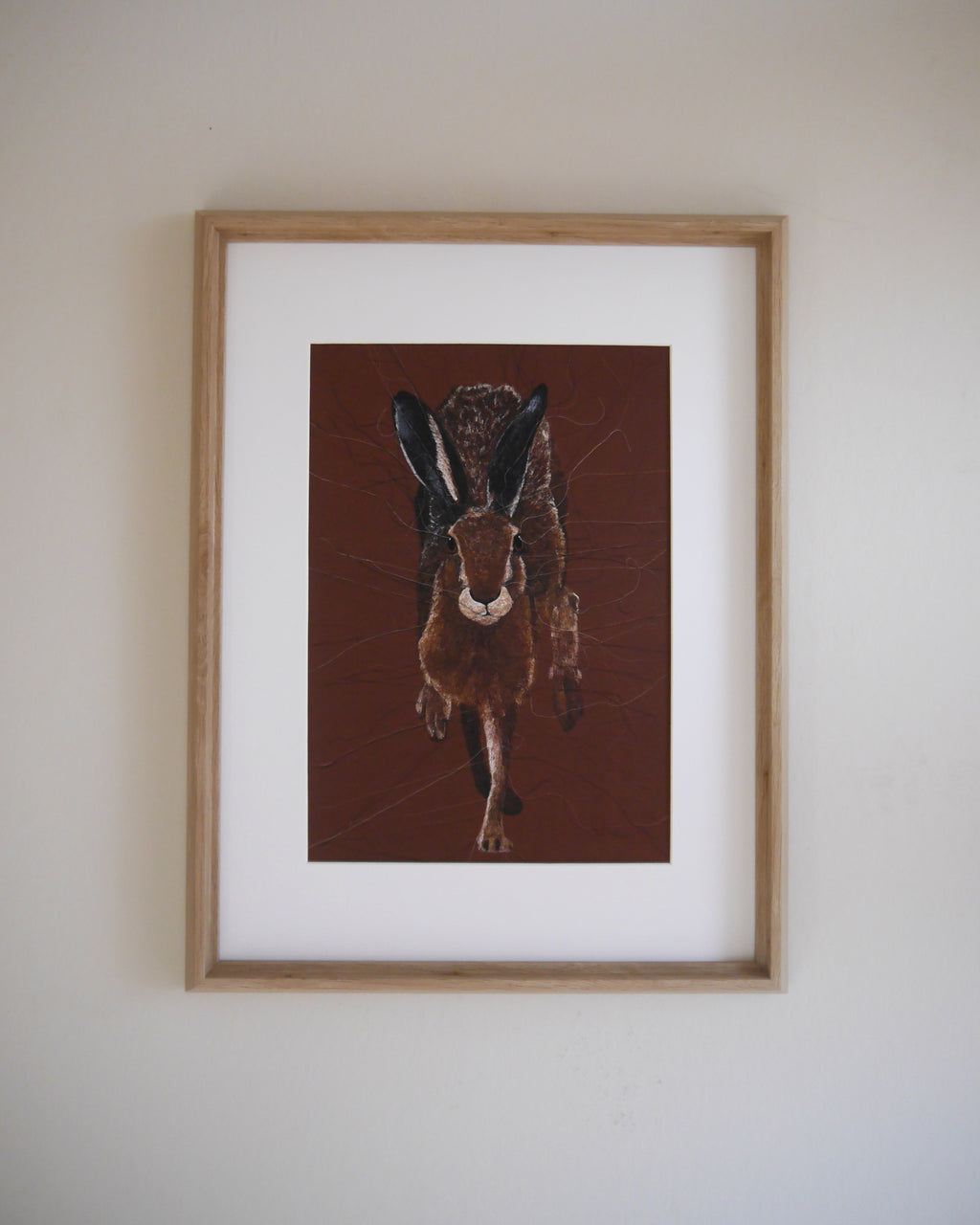 Running Hare Art Print