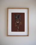 Running Hare Art Print