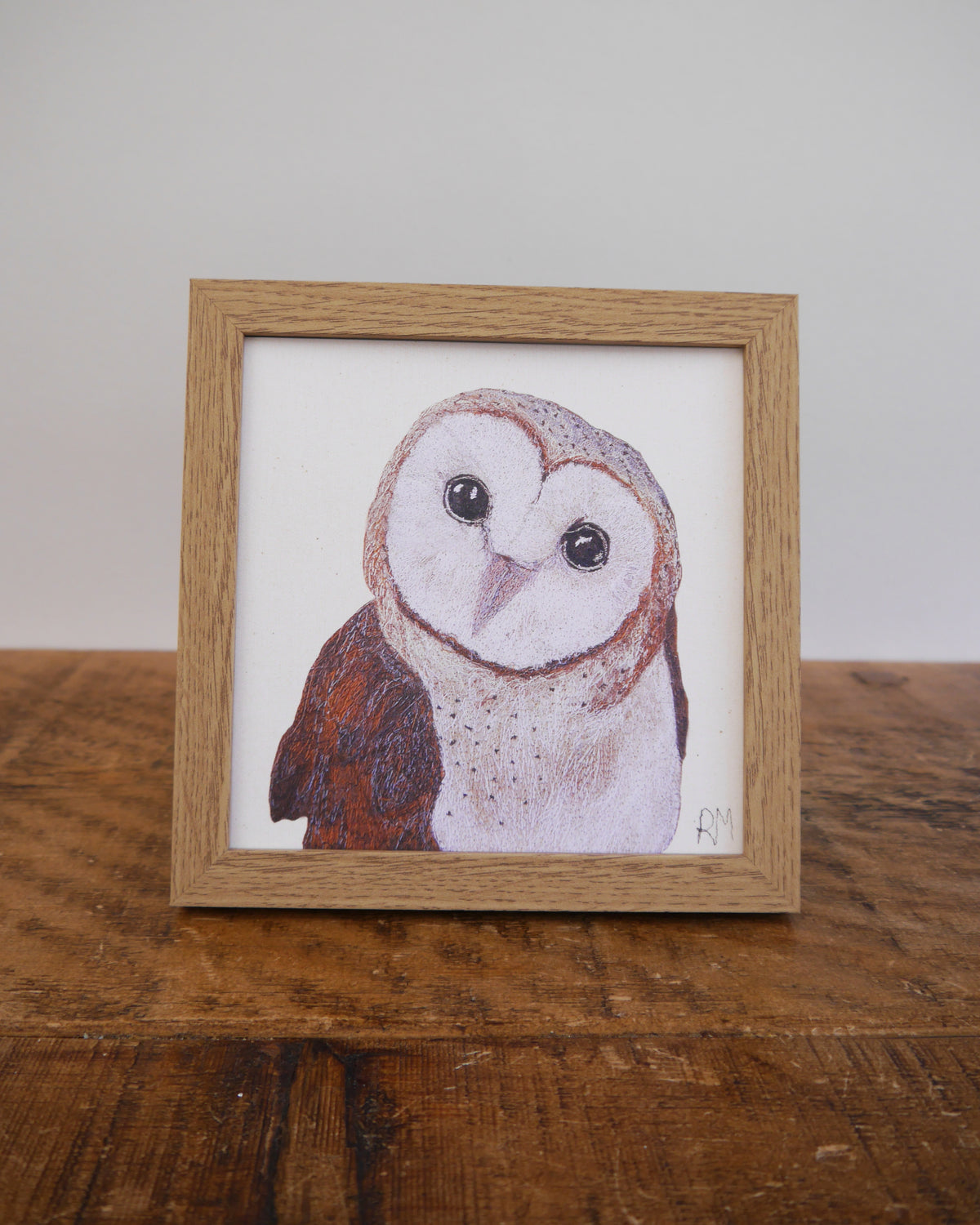 Barn Owl Small Framed Print