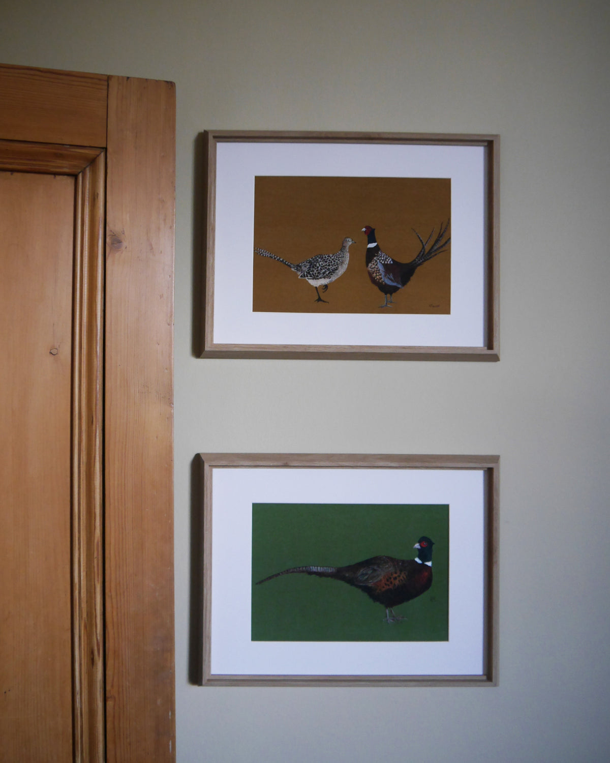 Mr & Mrs Pheasant Art Print