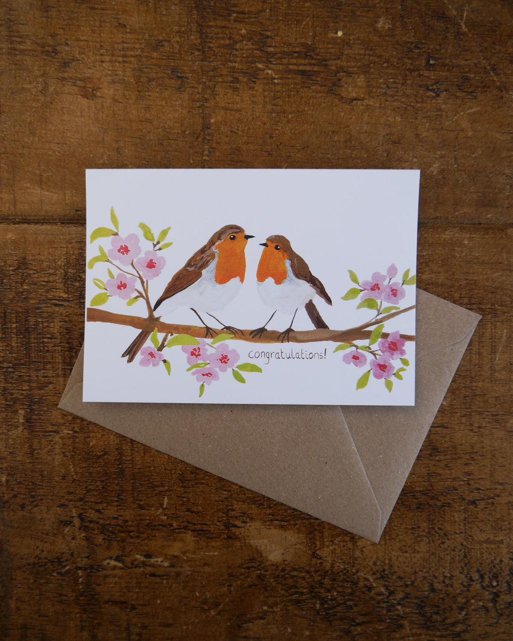 Congratulations Robin Greetings Card