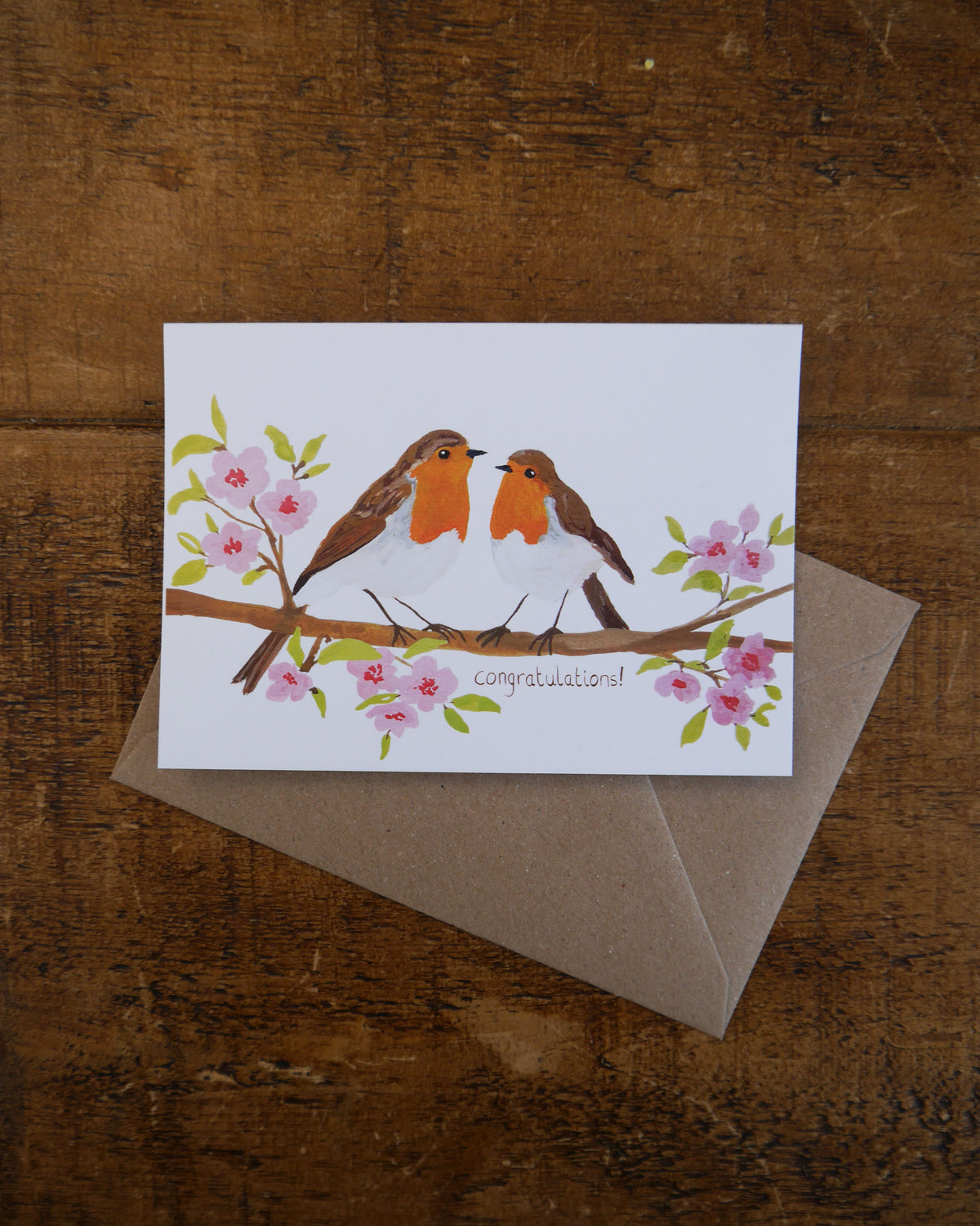Congratulations Robin Greetings Card
