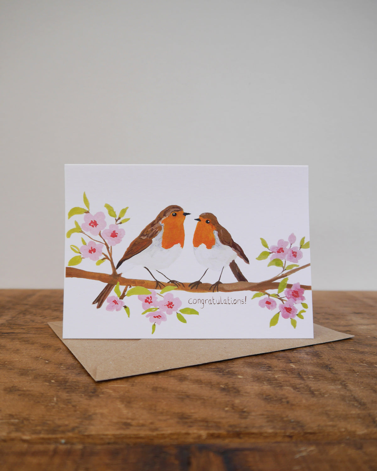 Congratulations Robin Greetings Card