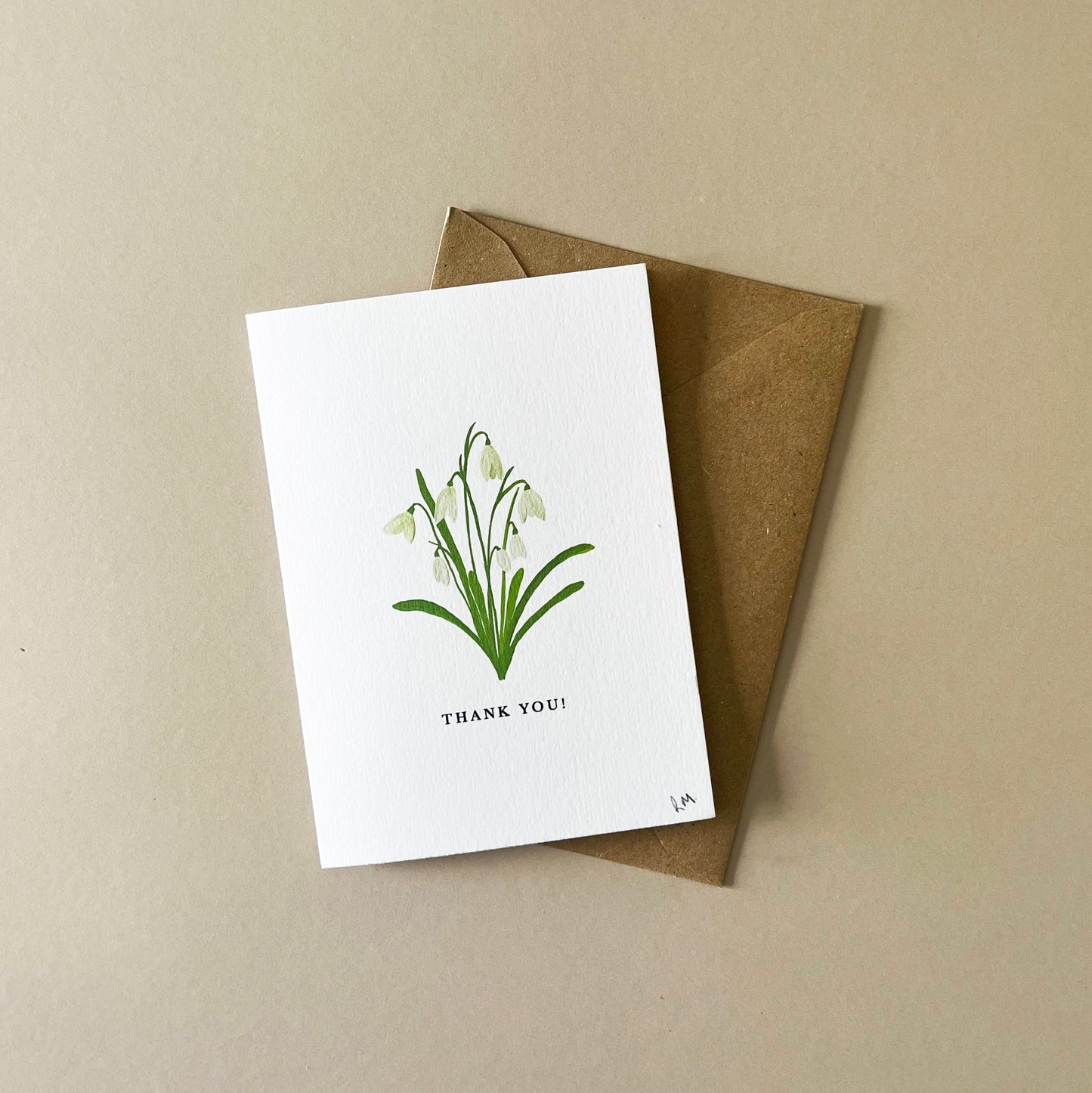 Floral Thank You Greetings Cards