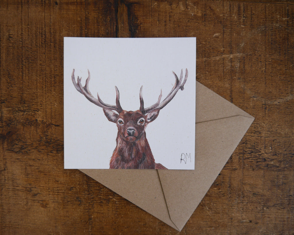 Stag Greetings Card