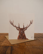 Stag Greetings Card