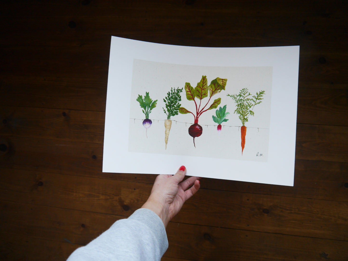 Vegetable Art Print