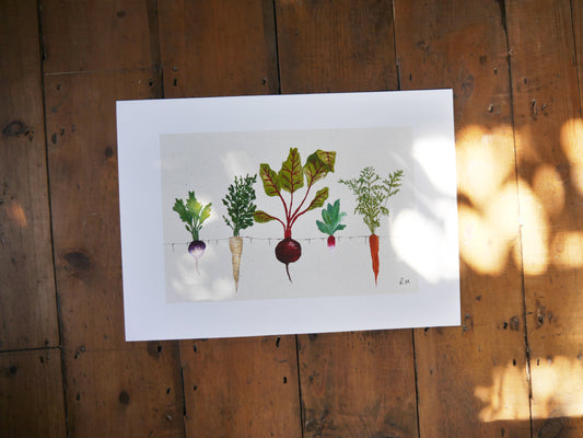 Vegetable Art Print