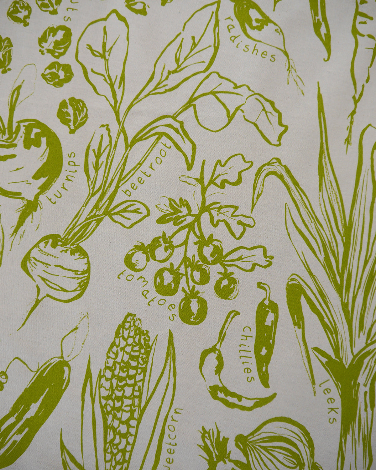 Vegetable Garden Tea Towel