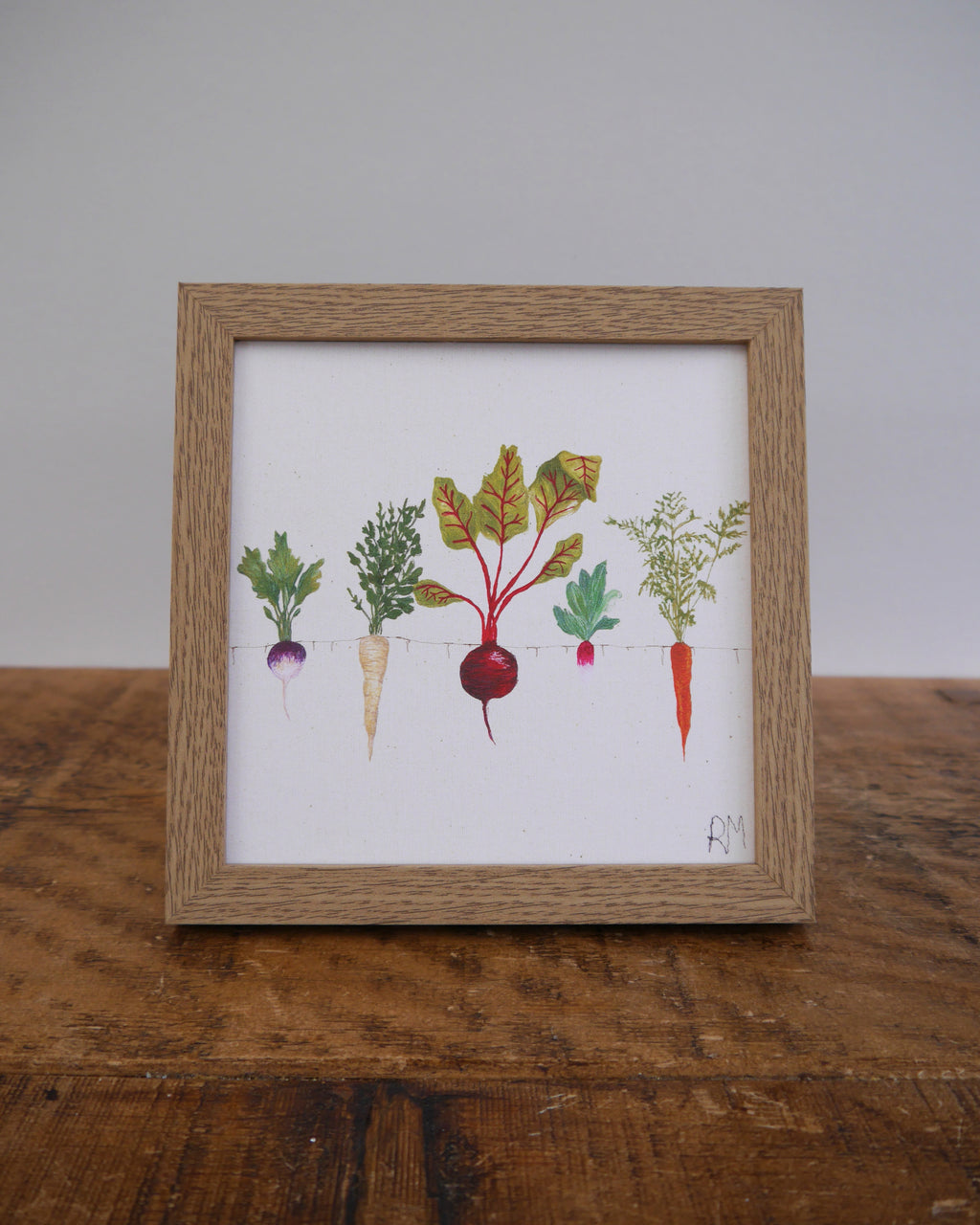Veggies Small Framed Print