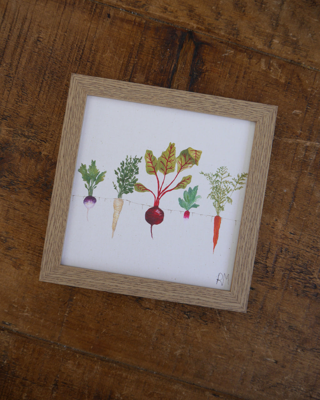 Veggies Small Framed Print