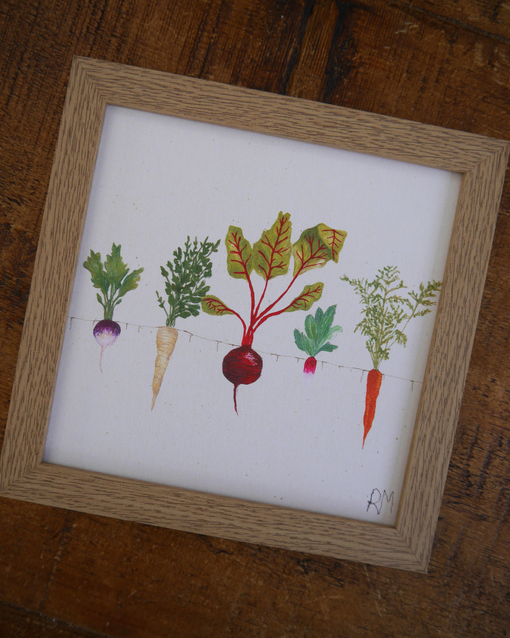 Veggies Small Framed Print