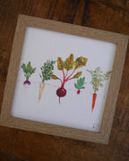 Veggies Small Framed Print