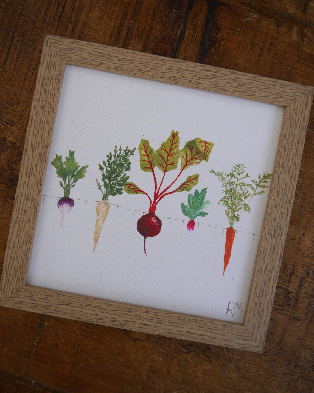 Veggies Small Framed Print