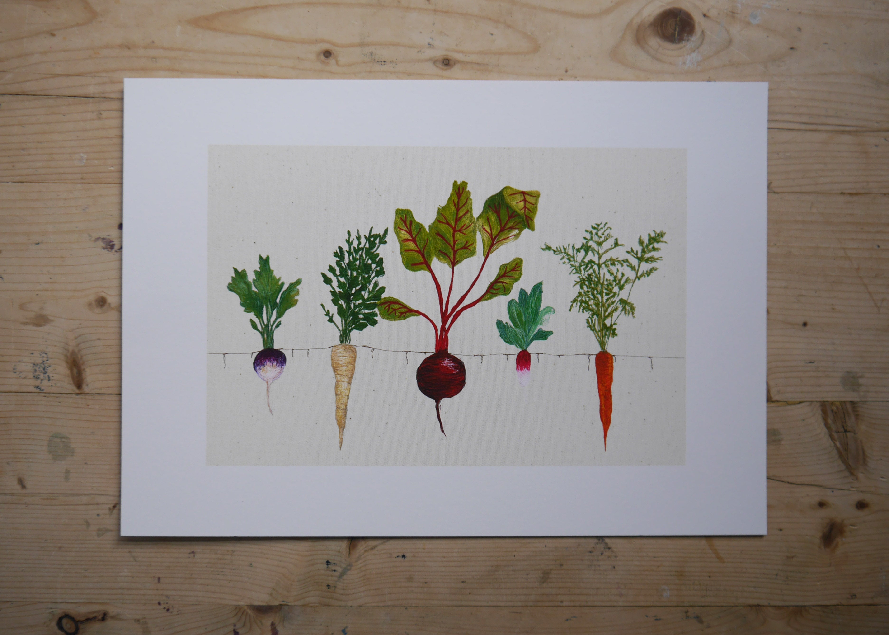 Vegetable Art Print