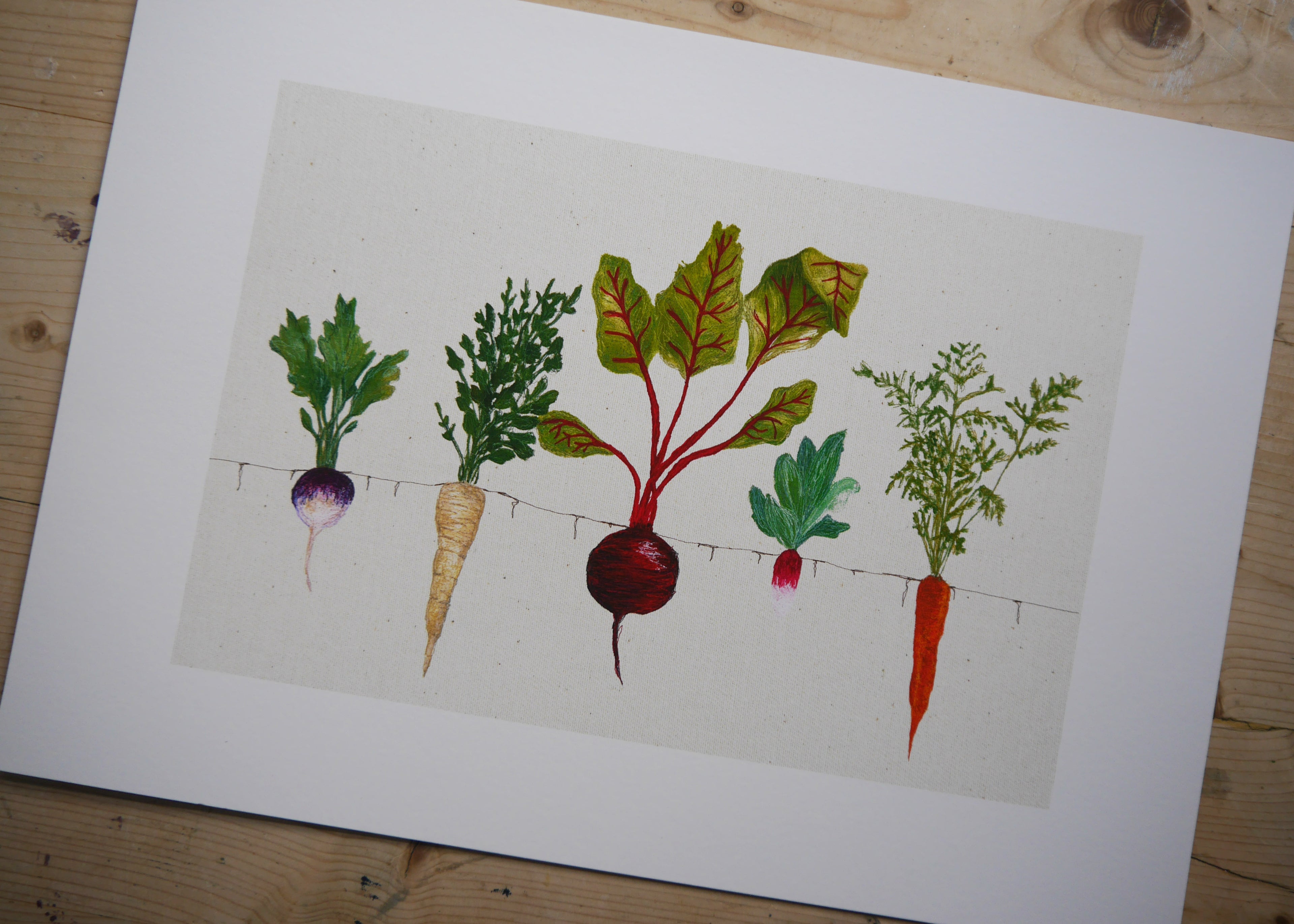 Vegetable Art Print