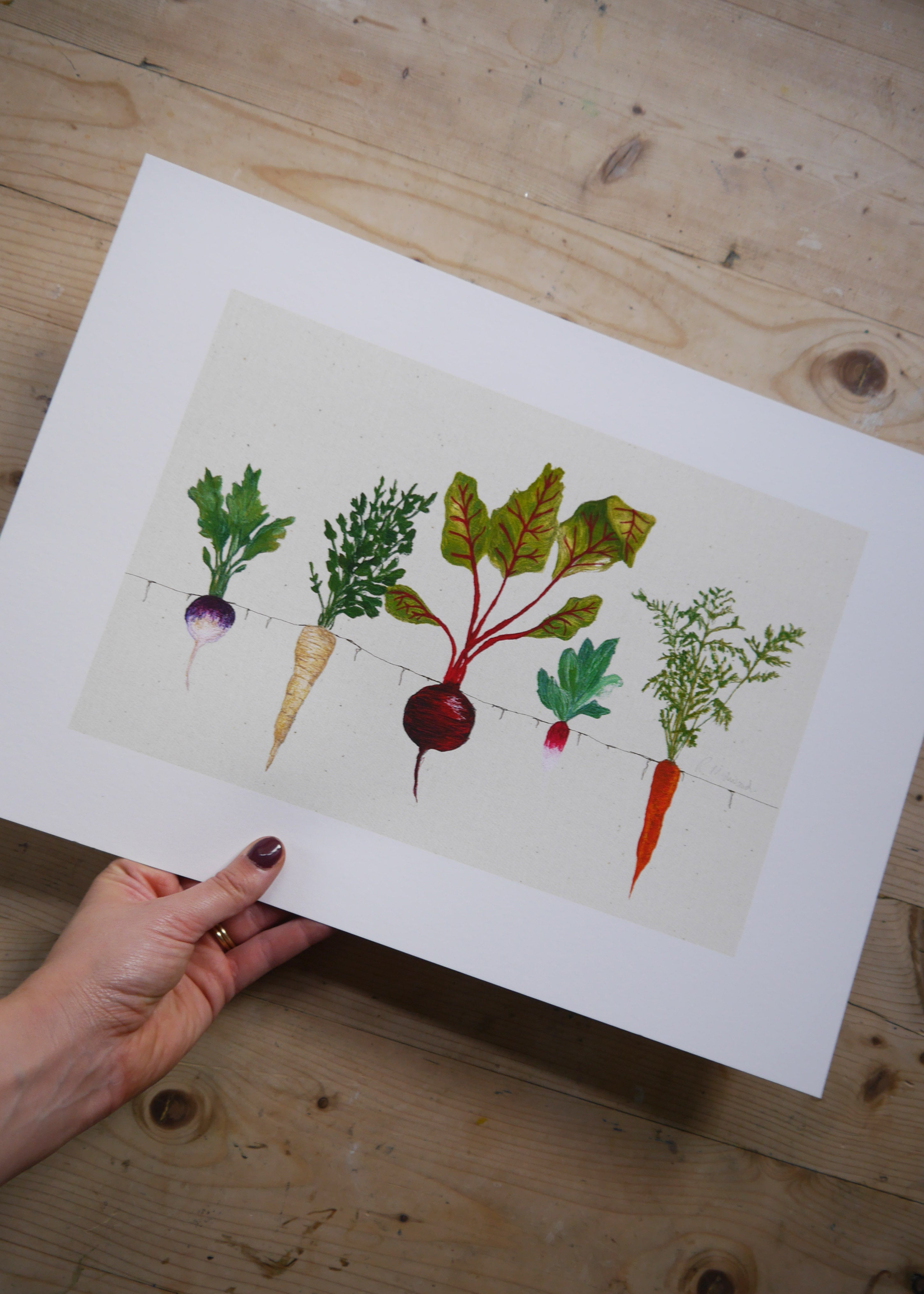Vegetable Art Print