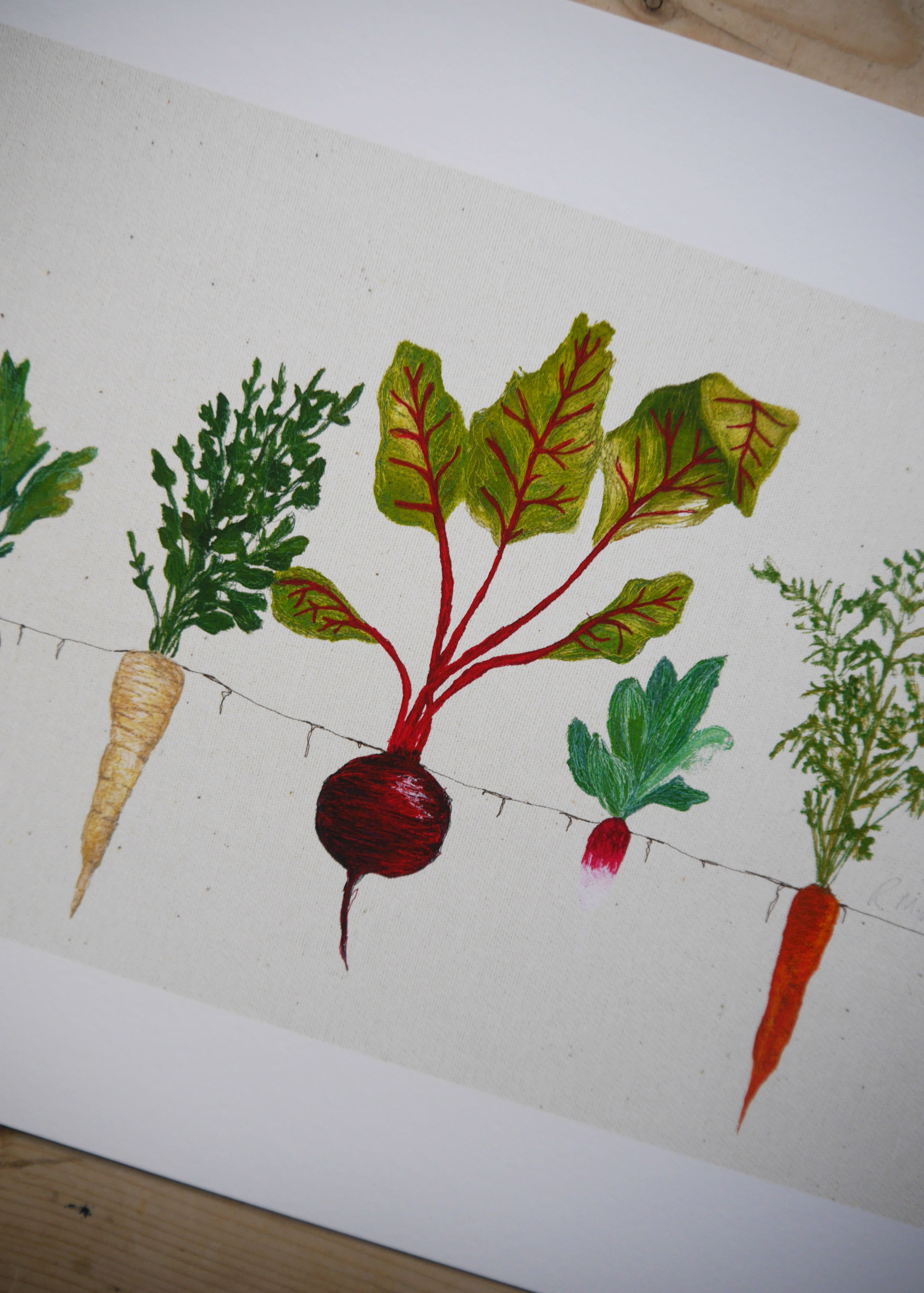 Vegetable Art Print