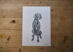 Weimaraner Dog Print