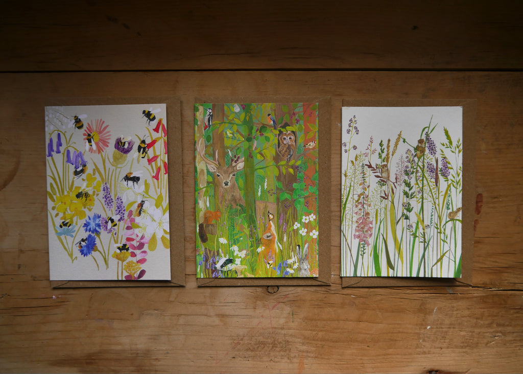 British Wildlife Greetings Card Pack