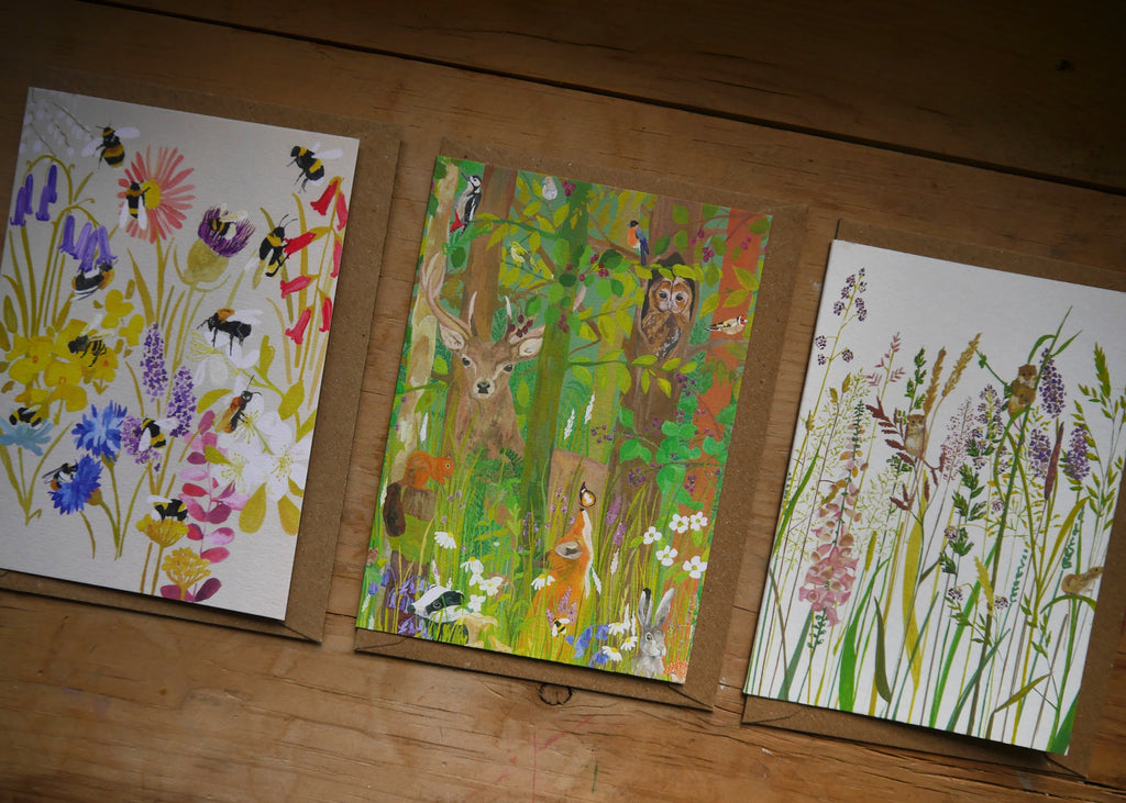 British Wildlife Greetings Card Pack