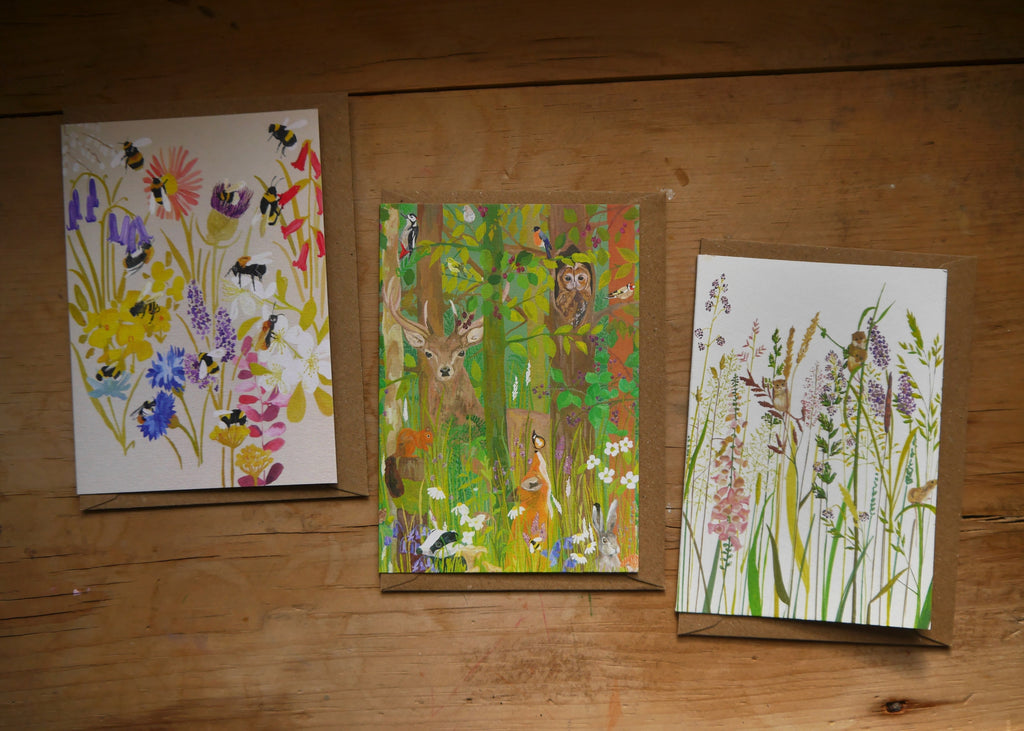 British Wildlife Greetings Card Pack