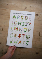 Woodland Alphabet Print