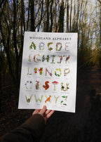 Woodland Alphabet Print